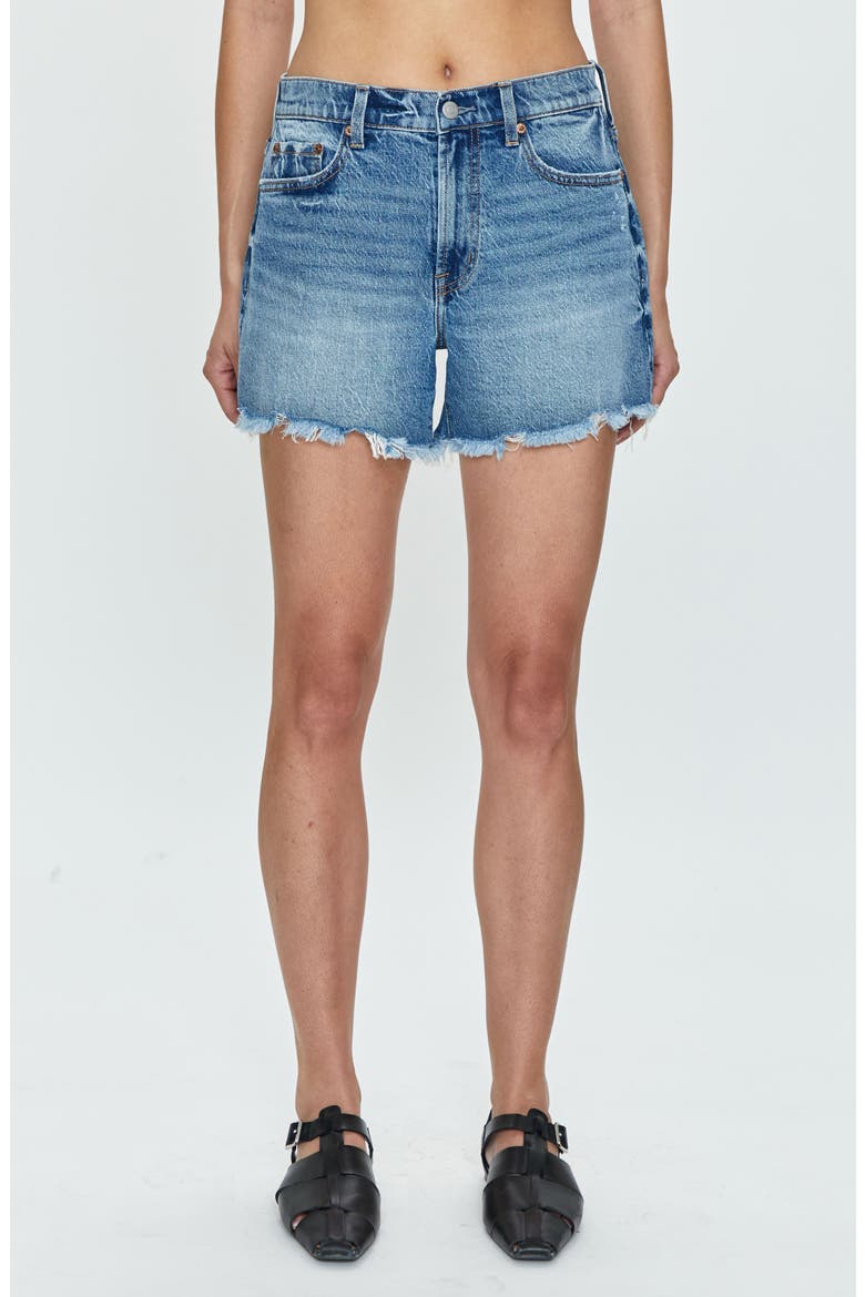 Kennedy Cutoff Denim Shorts, Main, color, CANNES VINTAGE