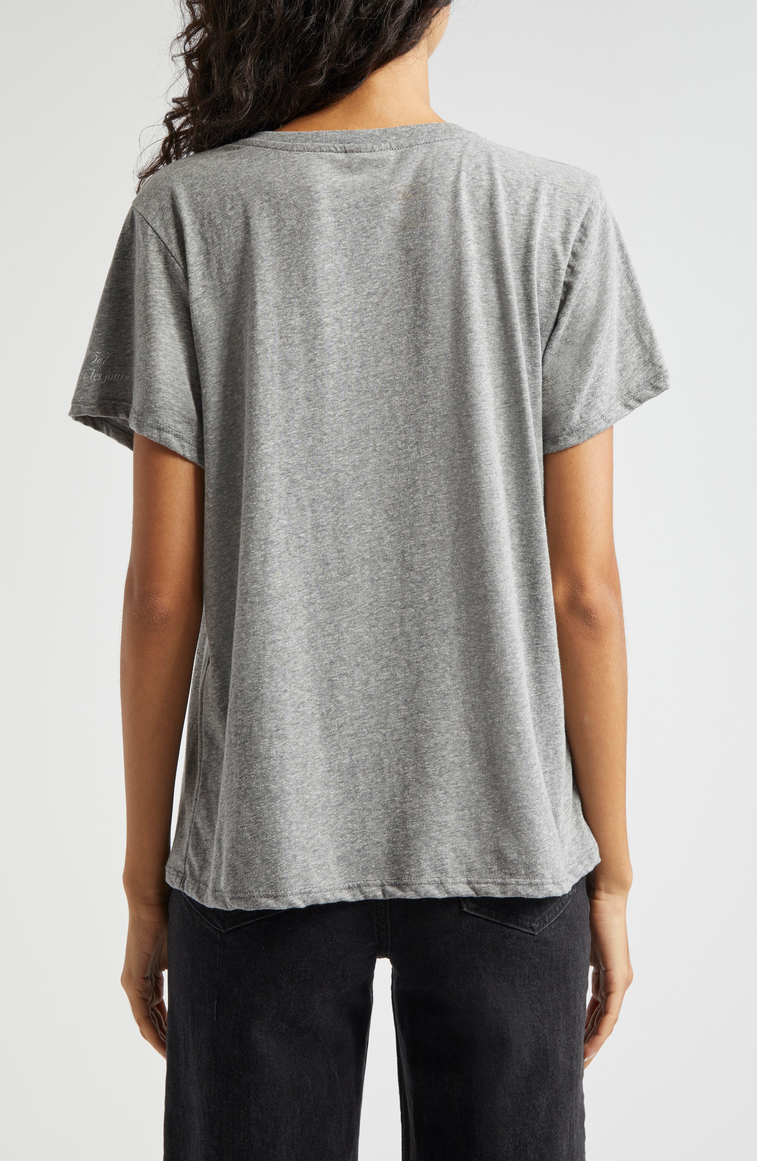 Cinq à Sept Multi Merci Cotton Graphic T-Shirt (Women) | Nordstromrack