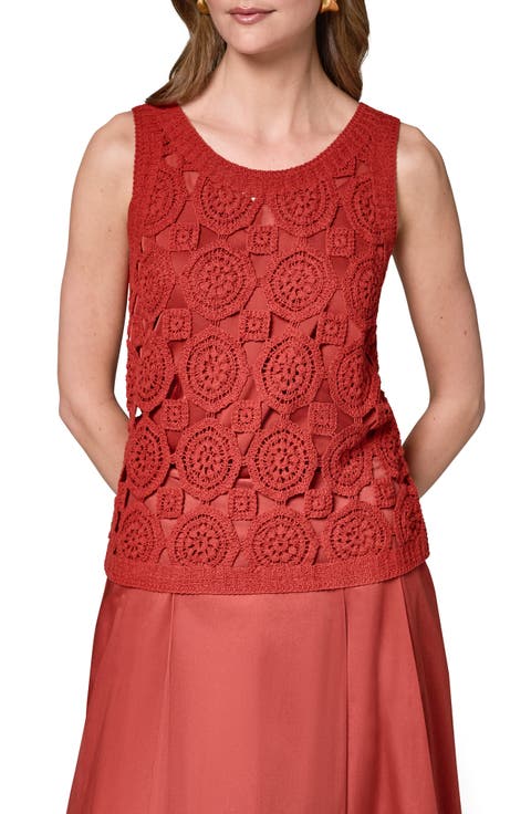Crochet Sleeveless Sweater