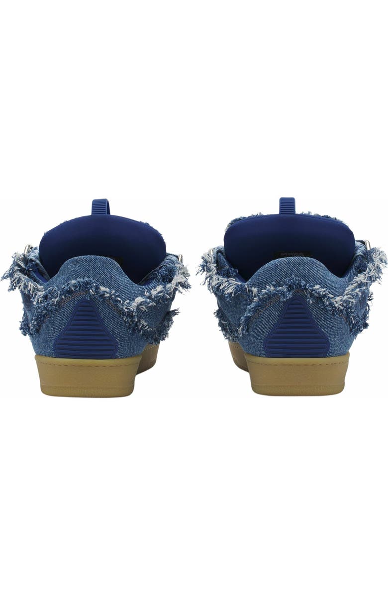 Lanvin Curb Sneakers In Denim, Alternate, color,