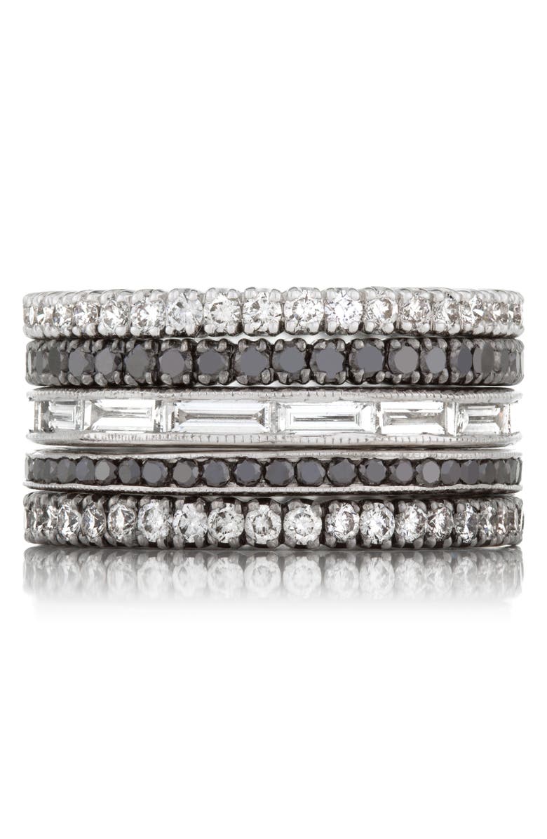 Sethi Couture Prong Set Diamond Eternity Band, Alternate, color, Black Rhodium/ Diamond