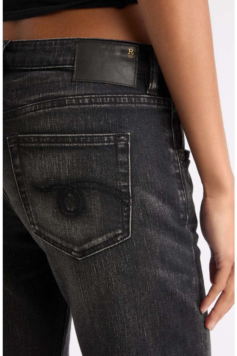 Boy Flare Jeans, Alternate, color, BRIXTON BLACK STRETCH