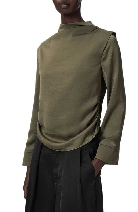 Leslie Cowl Neck Long Sleeve Top
