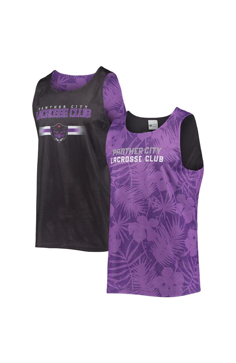 FOCO Men's FOCO Purple/Black Panther City Lacrosse Club Reversible Mesh Tank Top, Main, color, Purple