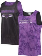FOCO Men's FOCO Purple/Black Panther City Lacrosse Club Reversible Mesh Tank Top