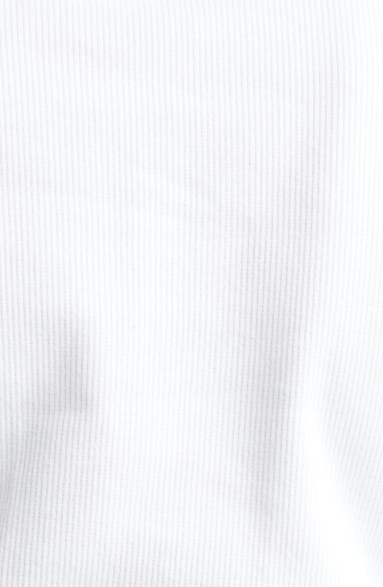 K.NGSLEY Sam Stretch Cotton Rib T-Shirt, Alternate, color, White