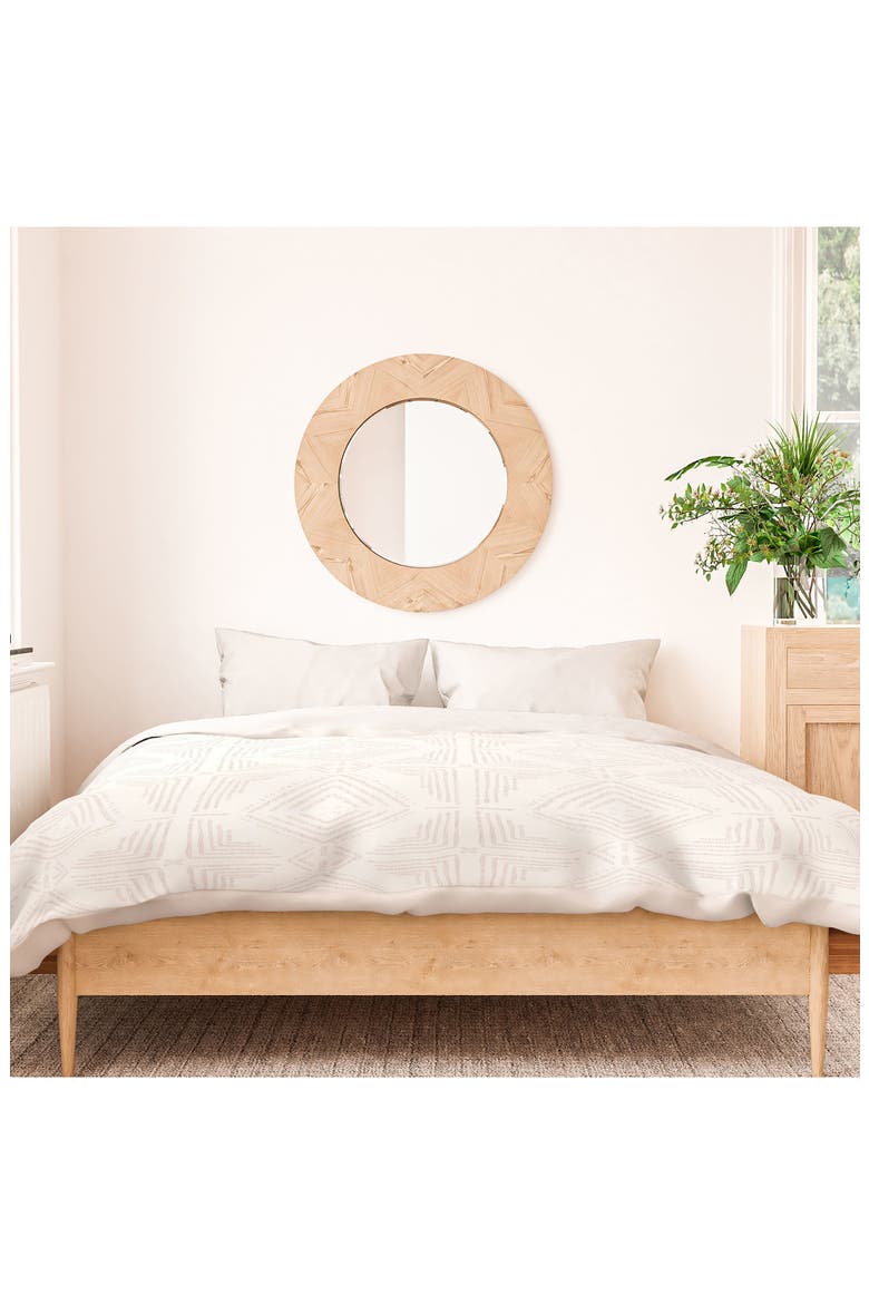 Schatzi Nora Tile 2-Piece Duvet Set - Twin XL, Alternate, color, WHITE