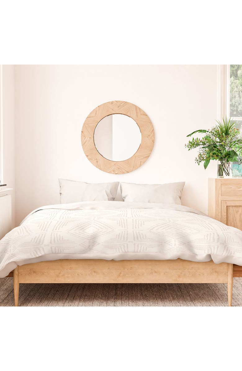 Deny Designs Schatzi Nora Tile 3-Piece Duvet Set - King, Alternate, color, White