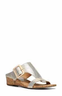Donald Pliner Vine Buckled Wedge Sandal