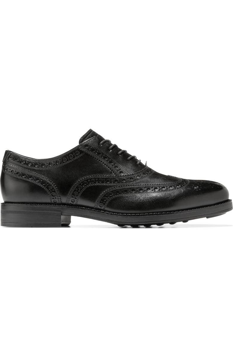 Cole Haan Ledley Grand Wingtip Oxford, Alternate, color, Black Black