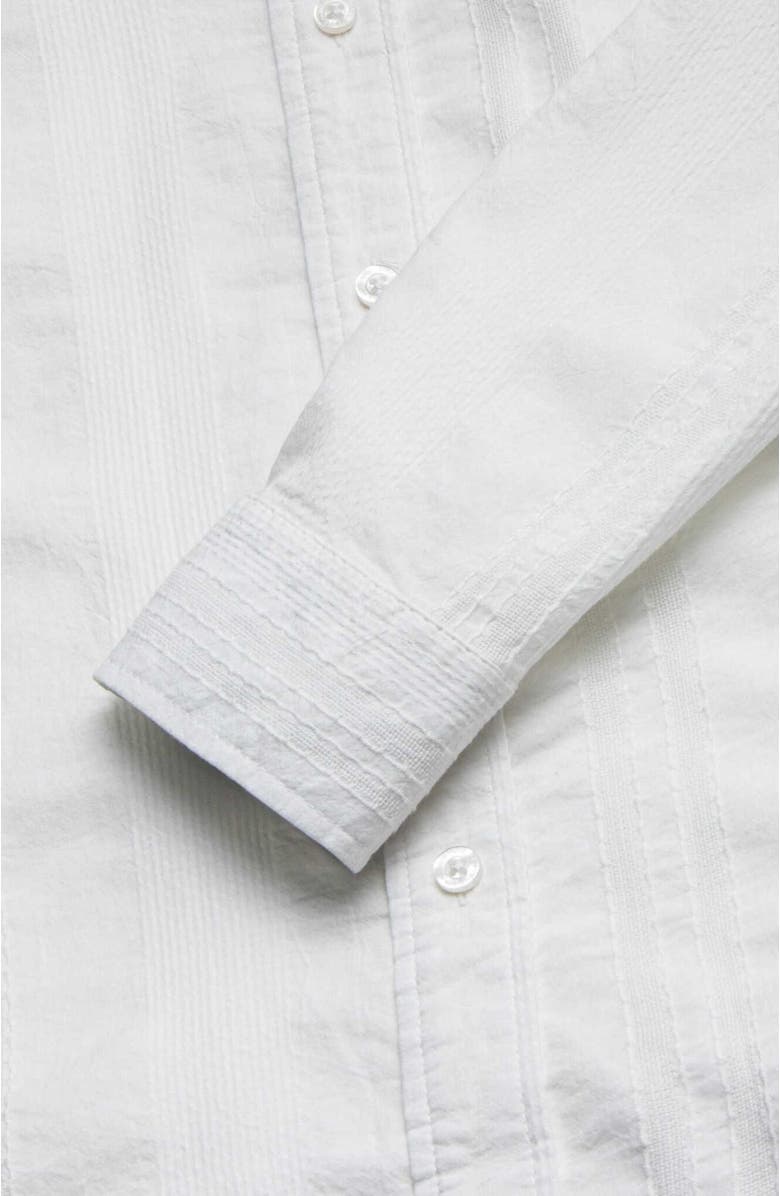 Surfside Supply Co. Brian Dobby Stripe Shirt, Alternate, color, White