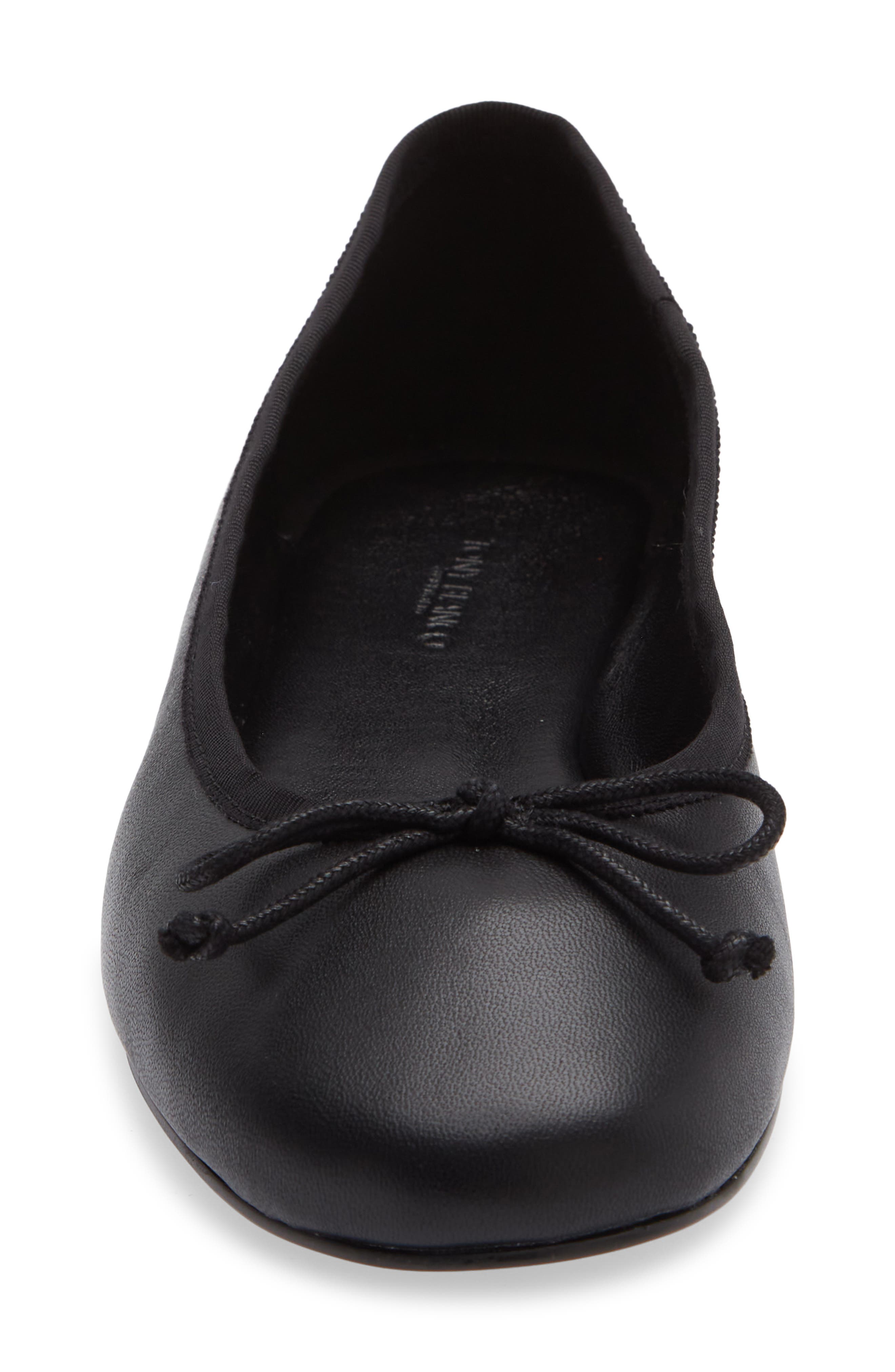Tony Bianco Comma Ballet Flat, Alternate, color, Black Nappa