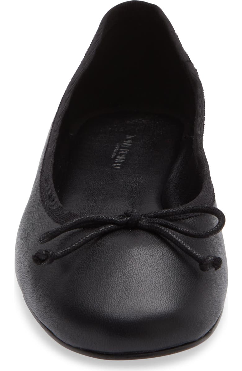 Tony Bianco Comma Ballet Flat, Alternate, color, Black Nappa