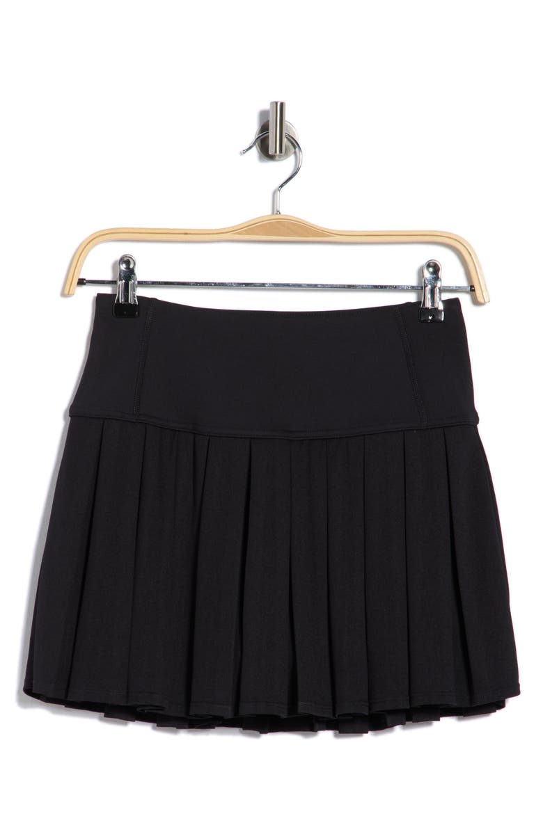 DKNY Court Piqué Pleated Tennis Skort, Alternate, color, Black