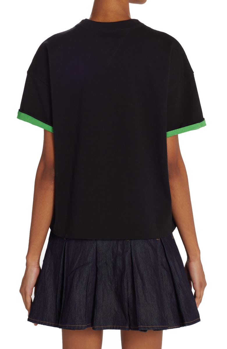 Bottega Veneta Double Layer Cotton T-Shirt, Alternate, color, 