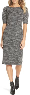 Maggy London Textured Arc Sheath Dress