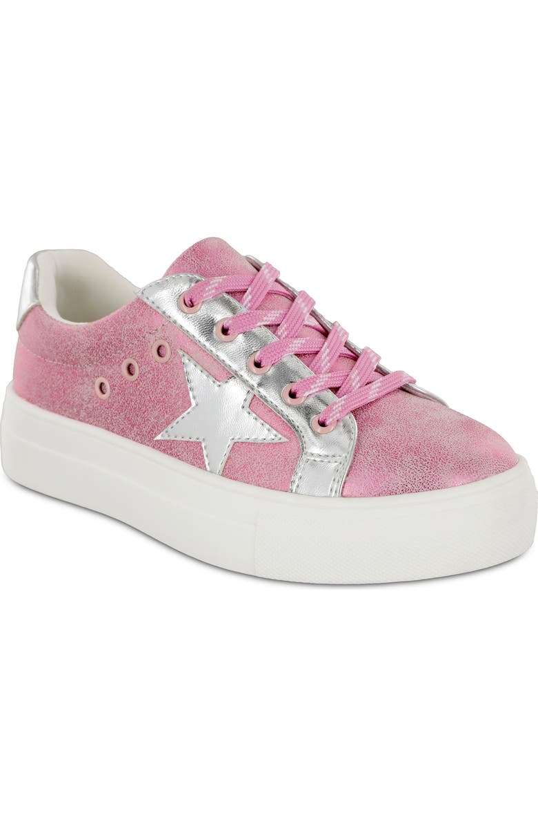 MIA Kids' Mini Mia Lil' Sparklee Sneaker, Main, color, Pink Comet