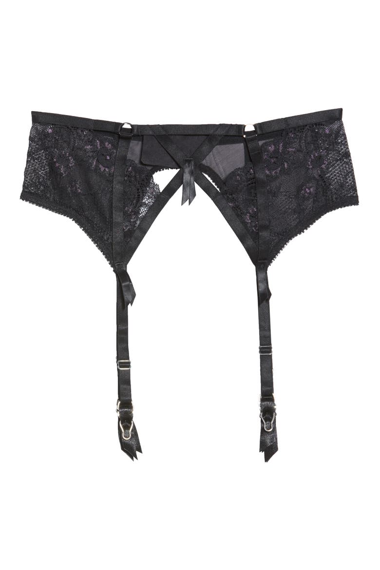 Madame X Garter Belt, Alternate, color, BLACK