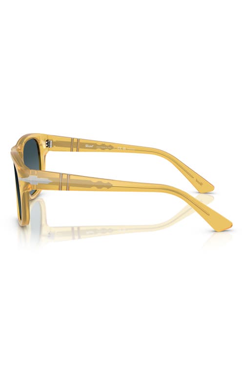 Persol 55mm Square Sunglasses In Yellow Blue Gradient