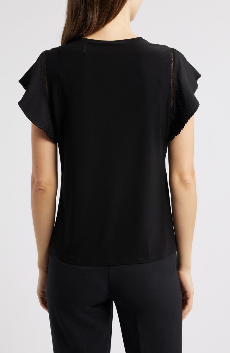 Anne Klein Pleated Sleeve Top, Alternate, color,