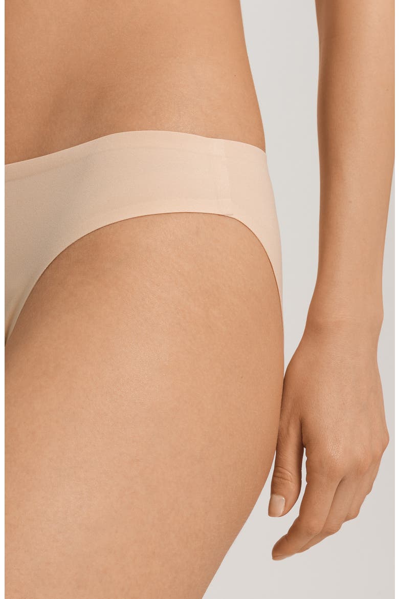 Invisible Touch High Cut Bikini, Alternate, color, BEIGE