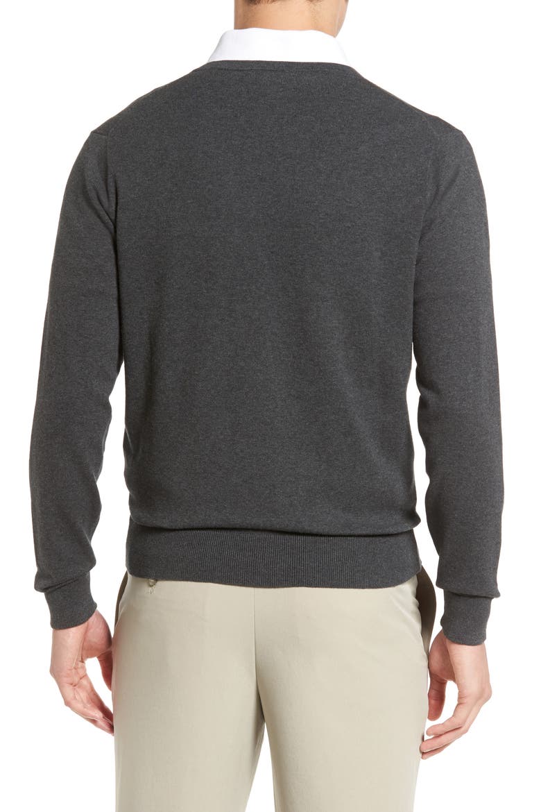 Lakemont V-Neck Sweater, Alternate, color, CHARCOAL HEATHER