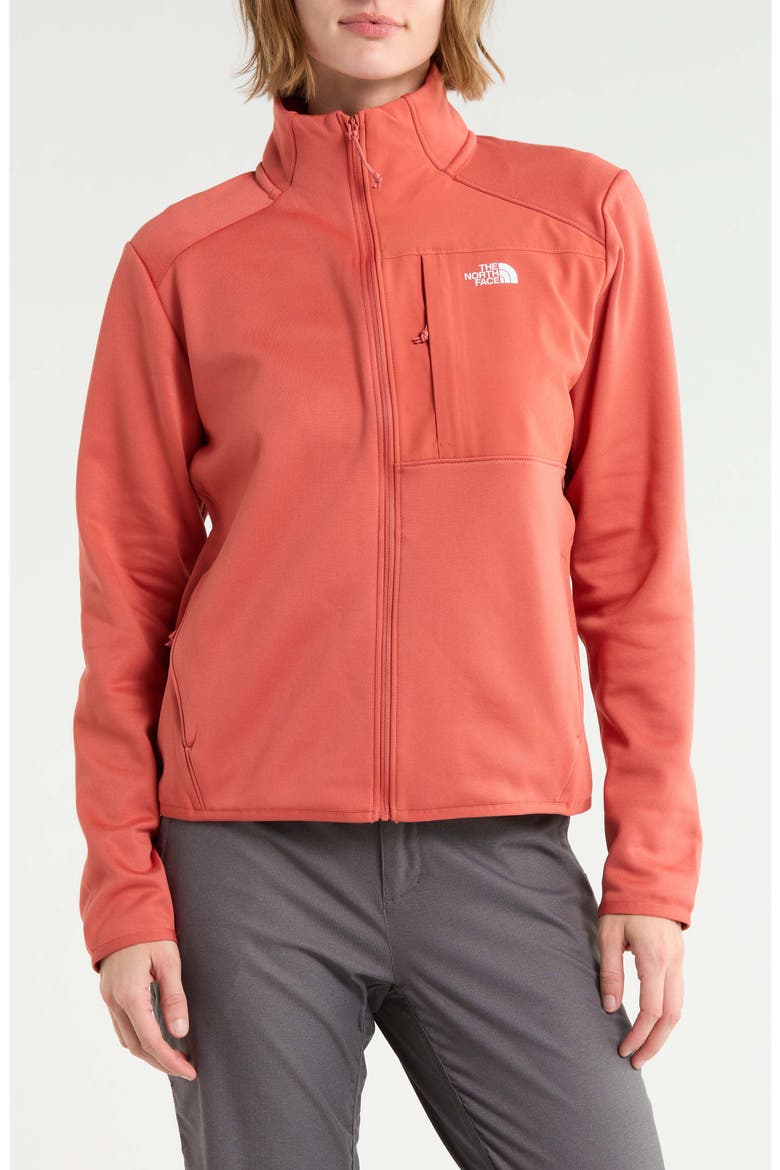 Performance Fleece Full Zip Jacket, Main, color, MARS DUST