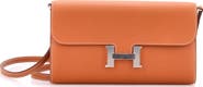Pre-Owned Hermes Constance To Go Wallet Evercolor