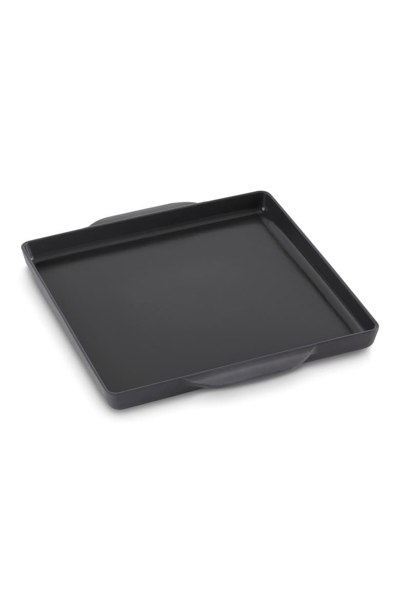 12-Inch Nonstick Cast Iron Square Pan, Alternate, color, MATTE BLACK