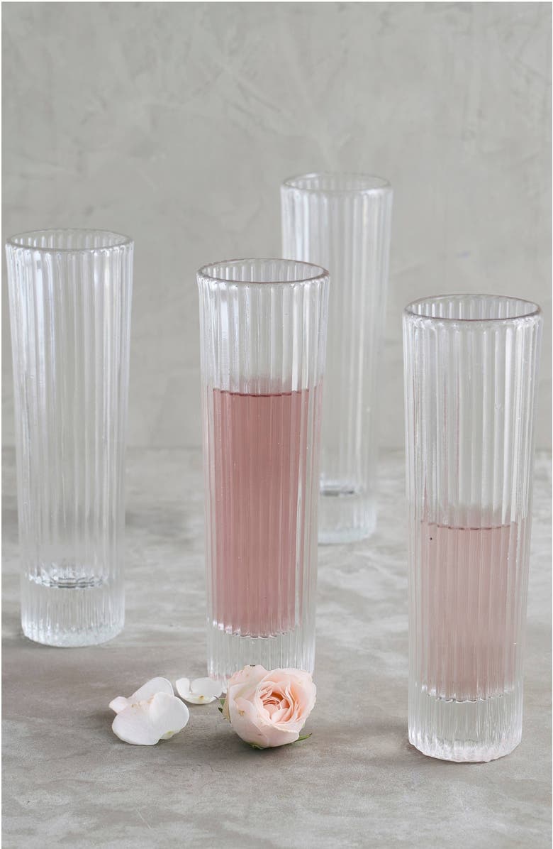 The Collective Clear Champagne Glasses - Set of 4, Main, color, Clear