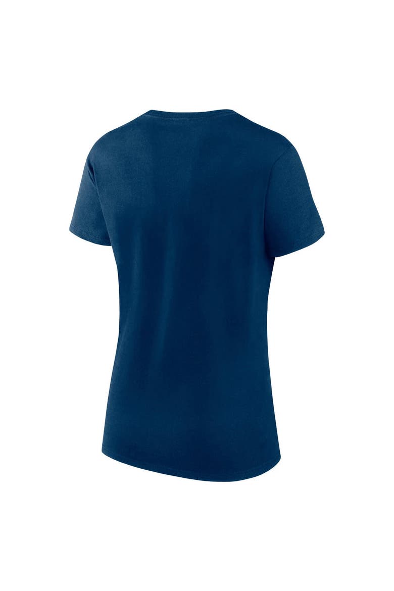 Women's Logo Athletic Navy Houston Texans Lean T-Shirt, Alternate, color, Navy