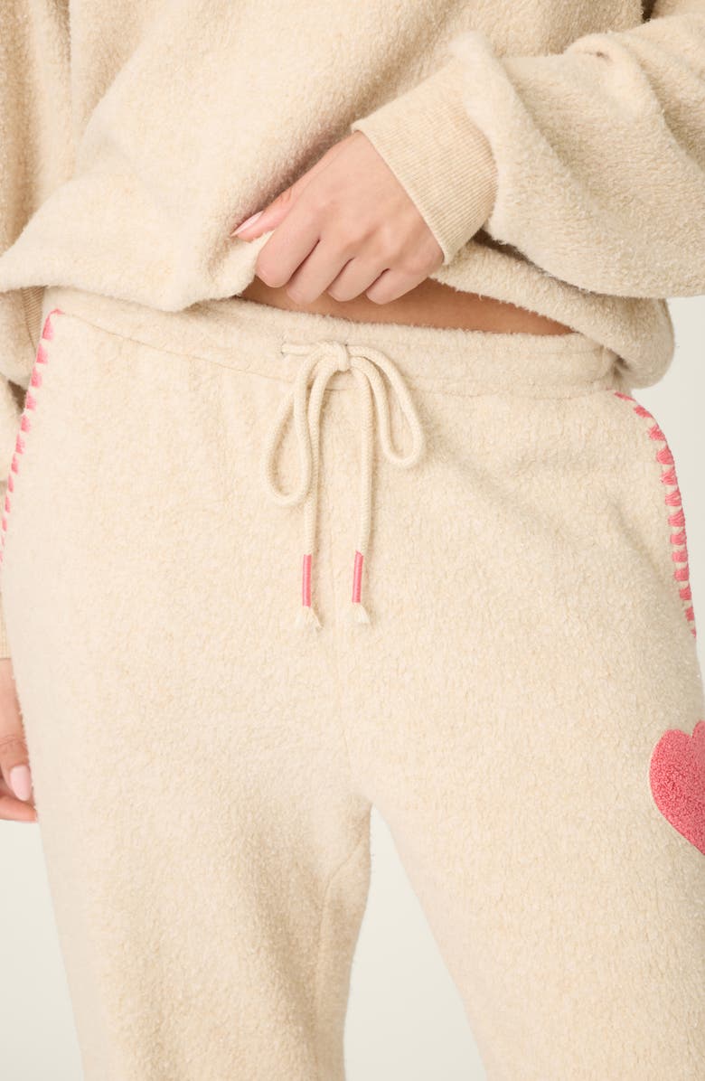 PJ Salvage For the Mama Cotton Blend Pajama Pants, Alternate, color, Light Oatmeal