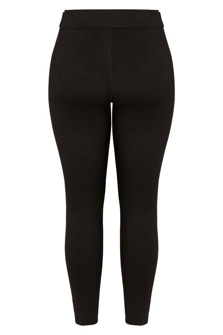 Party Fever High Waist Skinny Pants, Alternate, color, BLACK