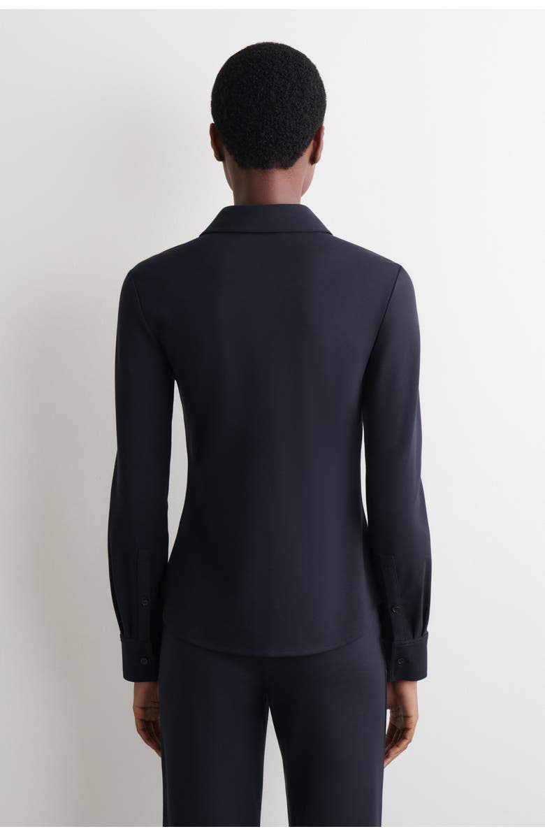 COS Jersey Shirt, Alternate, color, Navy