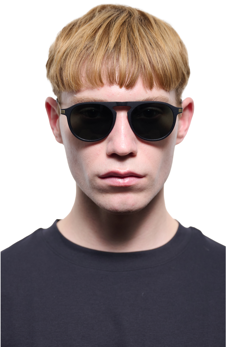 Modo Delta Sunglasses, Alternate, color, Black