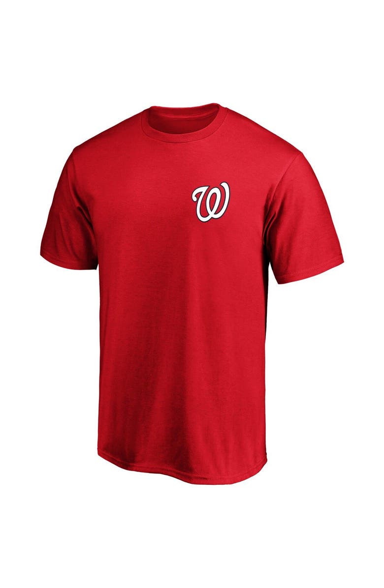 FANATICS Men's Fanatics Branded Red Washington Nationals Number One Dad Team T-Shirt, Alternate, color, 