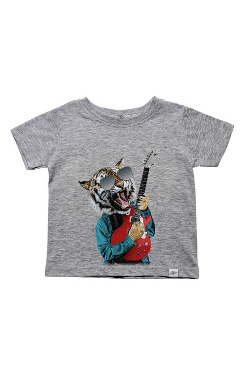 KID DANGEROUS Tiger Rock Graphic T-Shirt