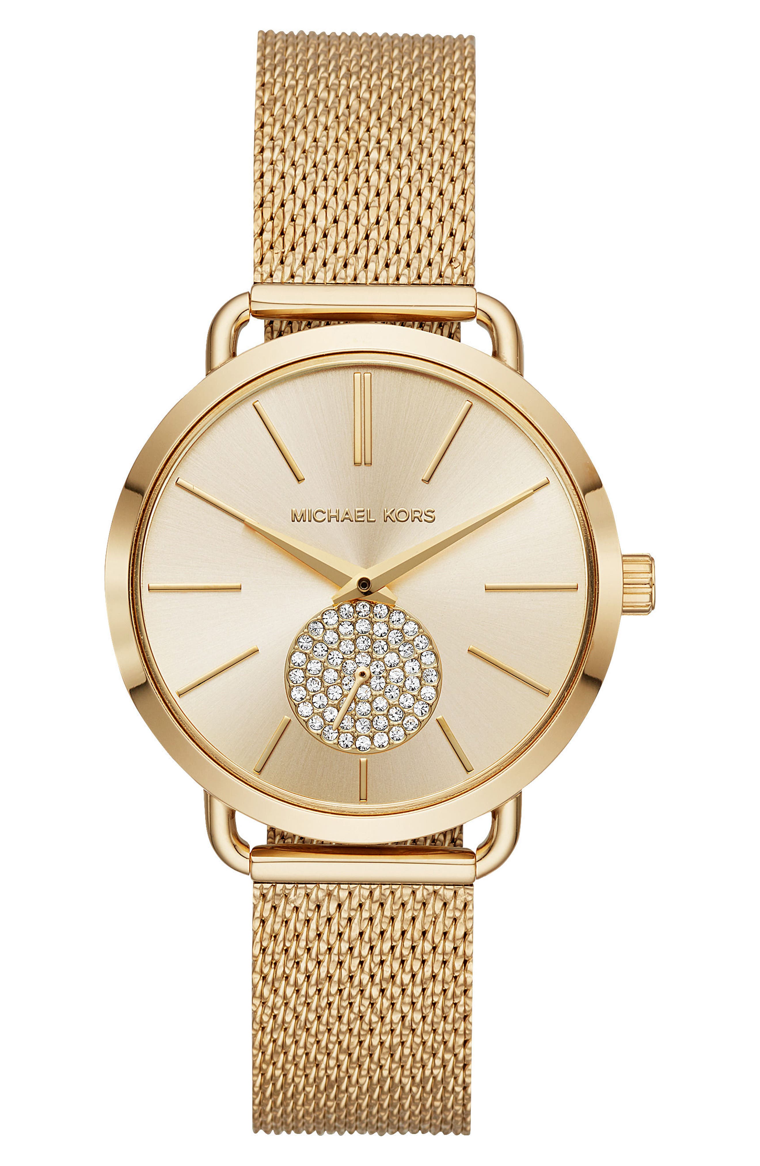 Michael Kors Portia Mesh Strap Watch, 37mm