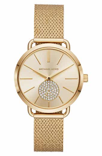 Michael Kors Portia Mesh Strap Watch, 37mm