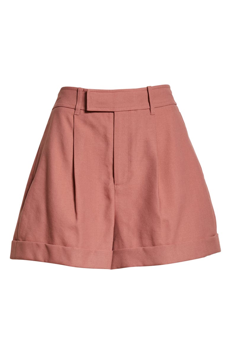 Ted Baker London Kelsyas Pleat Cuffed Shorts, Alternate, color,
