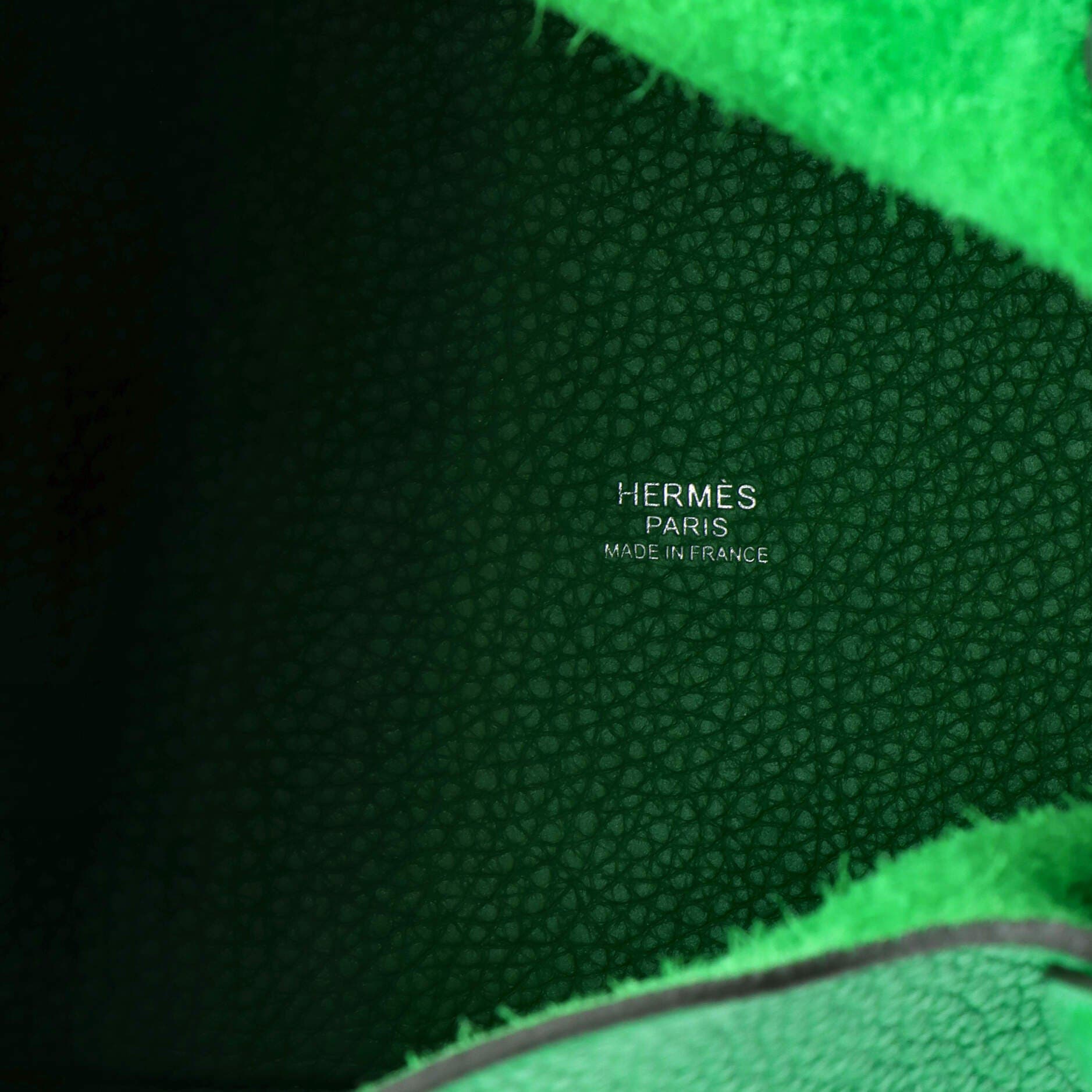 Pre-Owned Hermes Monochrome Picotin Lock Bag Clemence PM, Alternate, color, Green