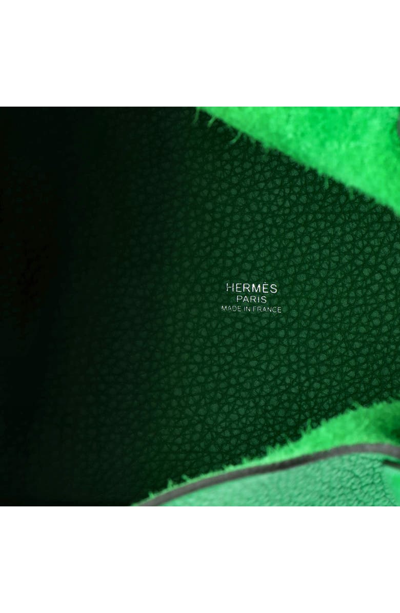 Pre-Owned Hermes Monochrome Picotin Lock Bag Clemence PM, Alternate, color, Green