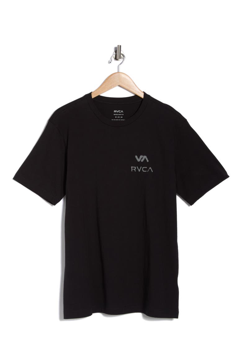 Spray Text Logo Graphic T-Shirt, Alternate, color, BLACK