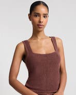 Onia Knit Square Neck Tank Top