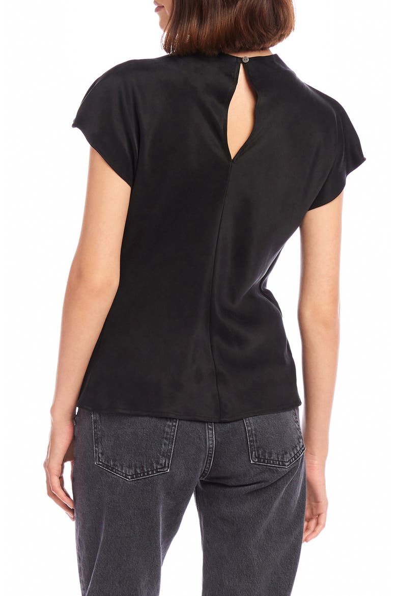 Emmeline Satin Top, Alternate, color, BLACK