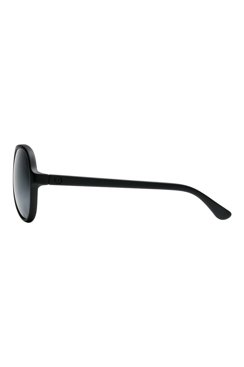 Elsinore 55mm Polarized Aviator Sunglasses, Alternate, color, MATTE BLACK/ SILVER