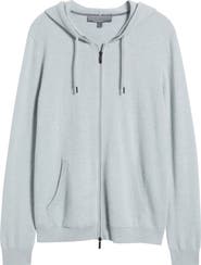 Robert Barakett Xander Cashmere Hooded Zip Cardigan