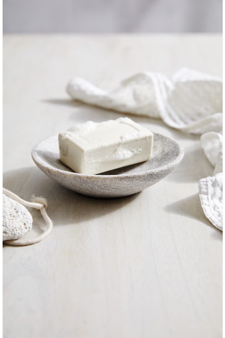 Marble Soap Dish, Alternate, color, WHITE