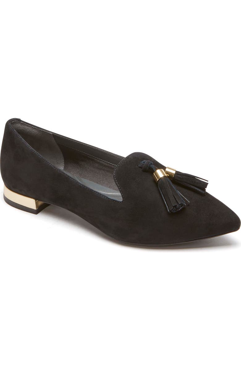 Rockport Total Motion Zuly Luxe Pointy Toe Loafer, Main, color,