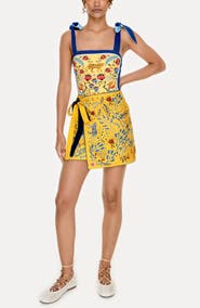 Jessie Zhao New York Swim Cover Up Skirt-Amazon Rainforest